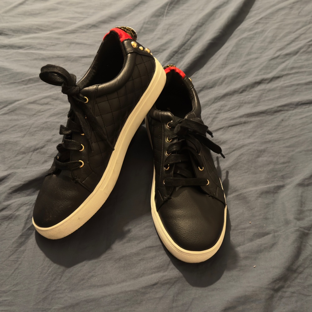 Kurt Geiger Black and Red Sneakers